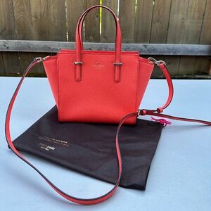 Kate Spade Cedar Street Small Hayden Bag | Bright Papaya | Includes Dust Bag